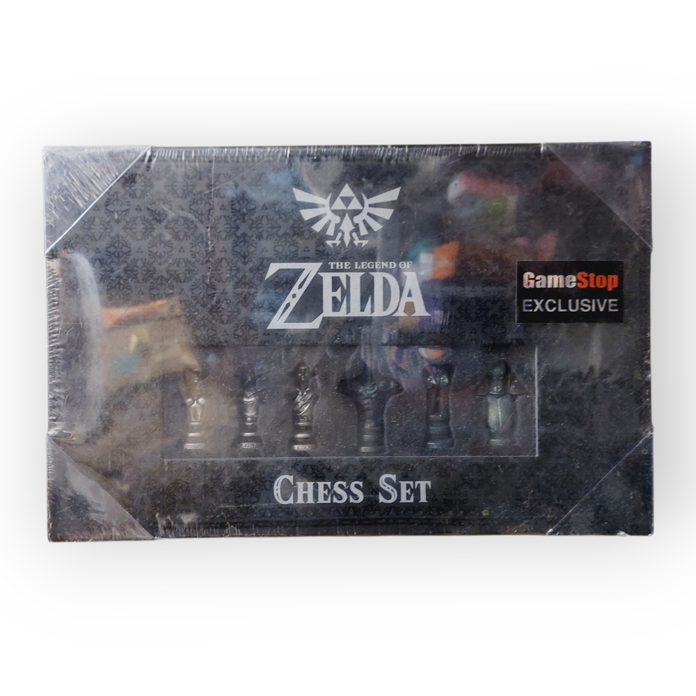 The Legend Of Zelda Chess Set GameStop Exclusive - Black New
